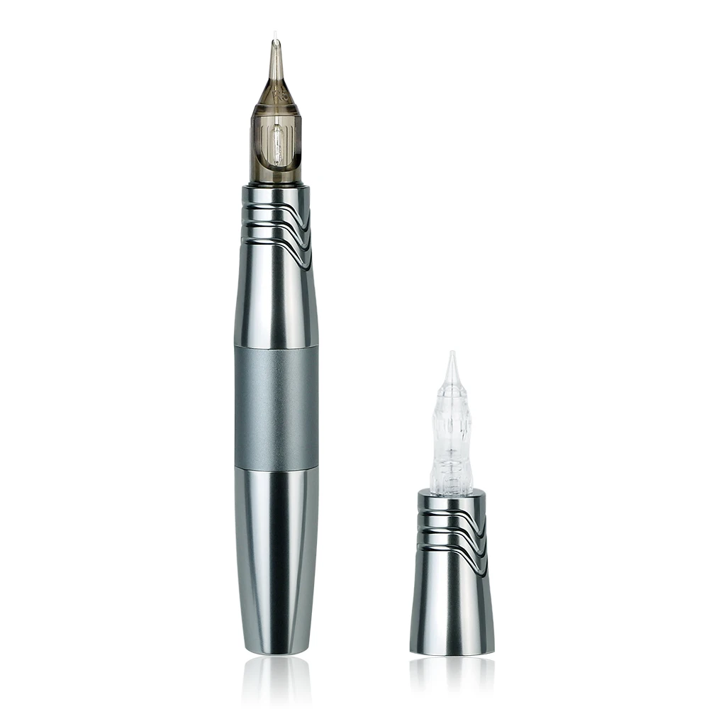 

Новый Перманентный макияж машина двойного использования тату машина RCA роторная тату ручка с 2 головками двойной тип подарок картридж иглы