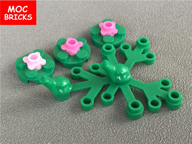 10pcs/lot MOC Bricks DIY Accessories Animal Frog fit with 33320 Educational Building blocks bricks Action figure Toys kids gifts | Игрушки и