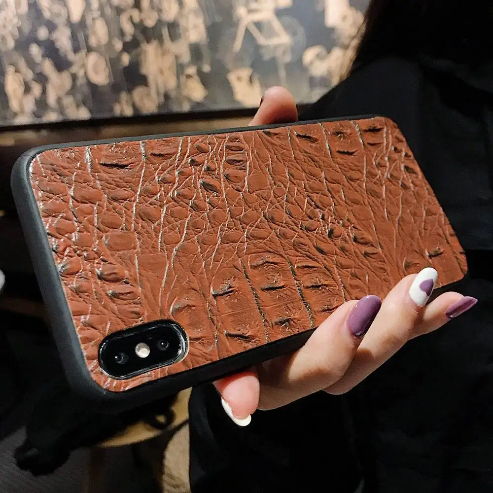 KISSCASE чехол для телефона из крокодиловой кожи samsung S8 S9 S10 A80 A90 с кольцом Fundas Plus TPU + PC