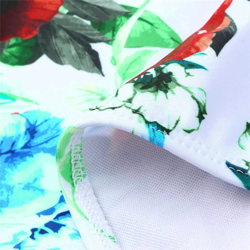 Banvel-богемный сексуальный купальник для беременных Цветочная туника пляжная