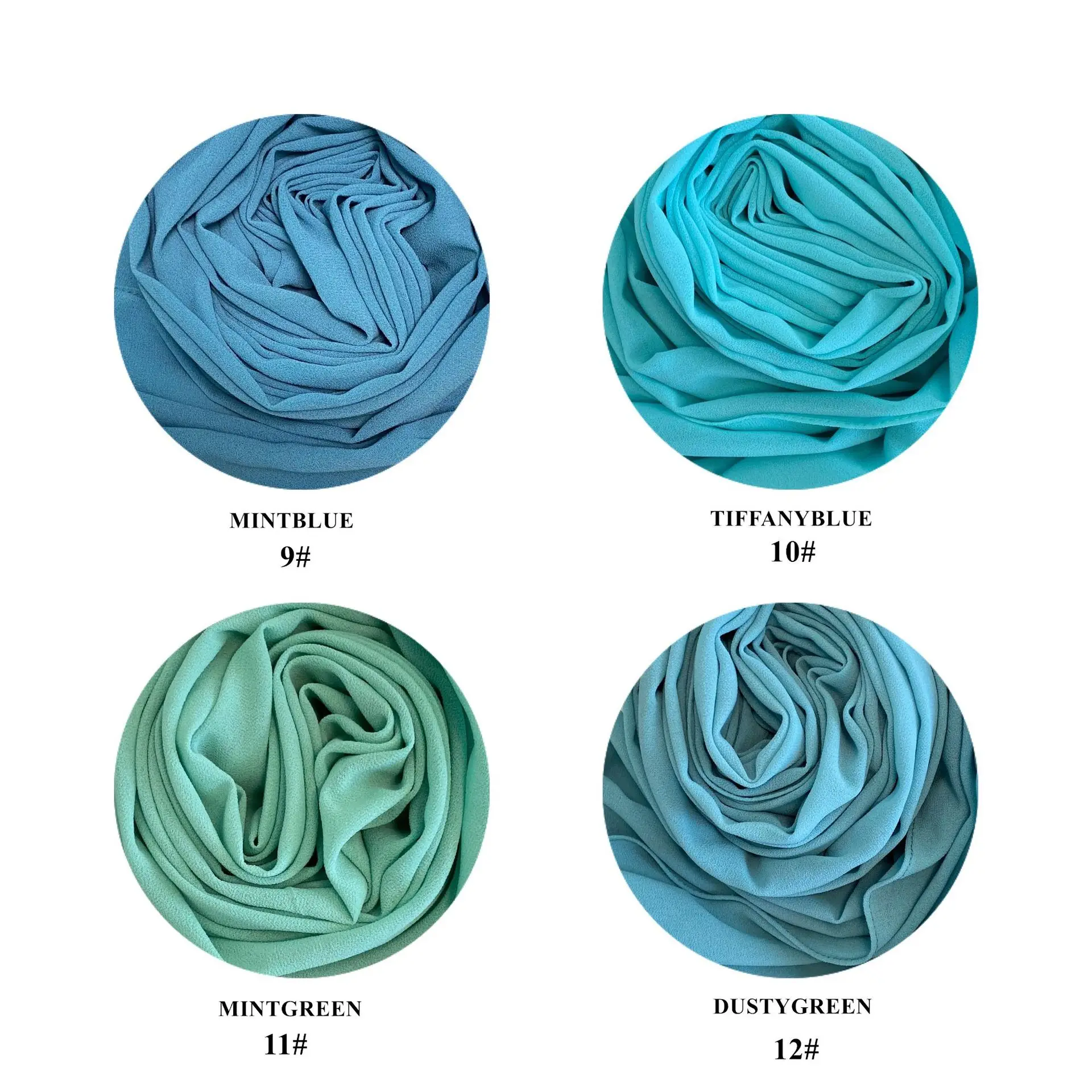 Мусульманский модный шифоновый хиджаб шарф женские шарфы обычная длинная шаль