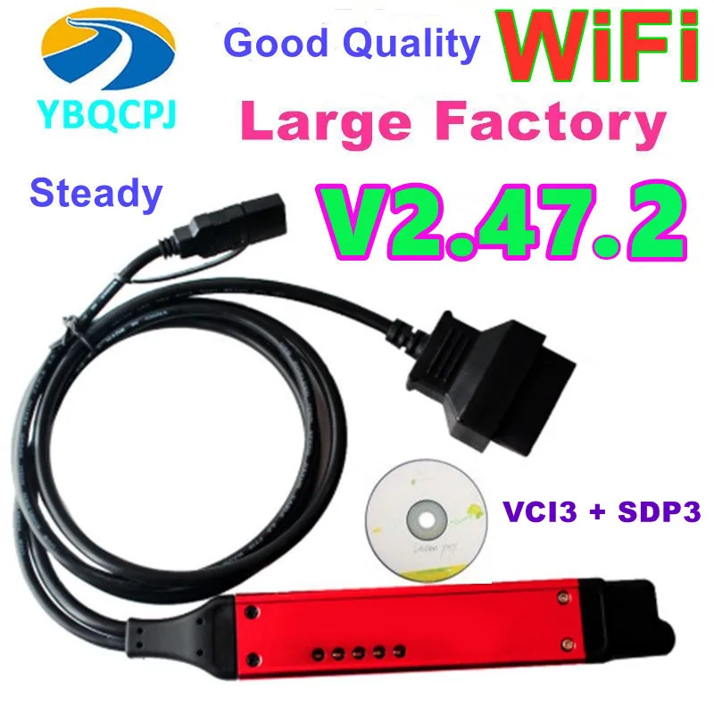 VCI3 V2.47.2 резиновые уплотнительные кольца прокладки + большой кабельный SDP3 сканер WI