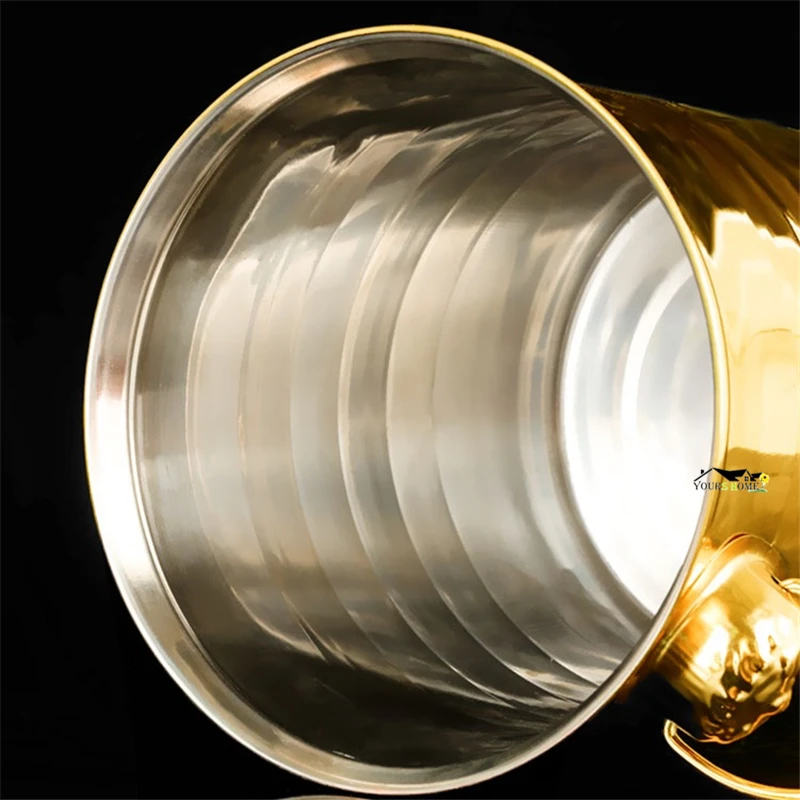 Лоток для льда из нержавеющей стали с тигровой головкой 3 л/5 л/7 л | Дом и сад