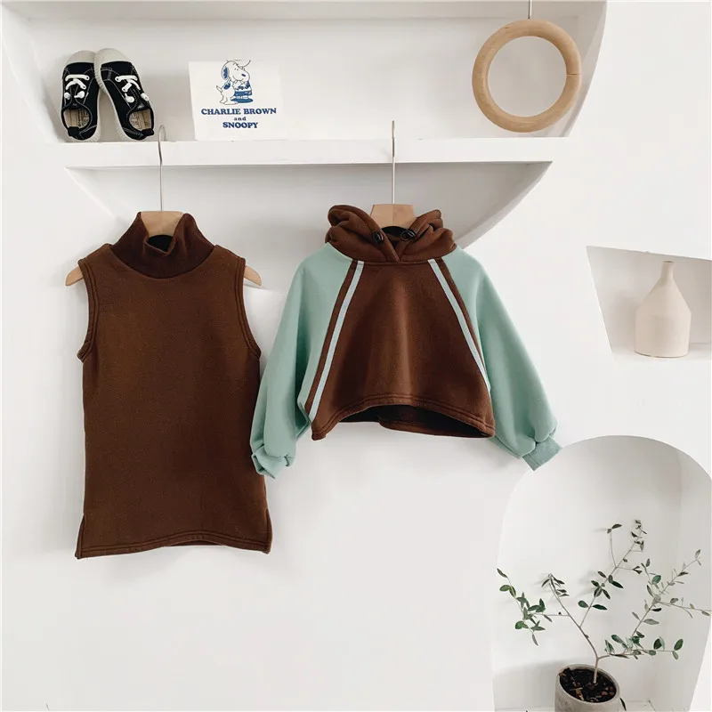 Зимние комплекты одежды для девочек Новое поступление корейский стиль