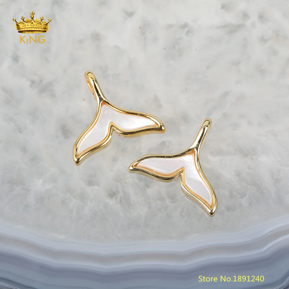 Gold White Shell 5 шт Абалон ракушка, розовая ракушка, белая ракушка Подвески для изготовления ювелирных изделий, натуральная ракушка рыбий хвост подвески DIY ракушка принадлежности для сережек - Окраска металла: Gold White Shell