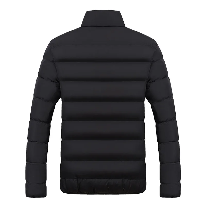 Winter Solid Color Men's Cotton-Padded Jacket Thick Padded Jacket Winter New Cotton-Padded Jacket Short Padded Jacket Men