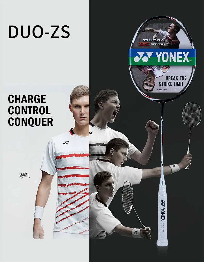 Оригинальная ракетка для бадминтона Yonex Viktor Axelsen Duorazs, профессиональная ракетка из углеродного волокна Yy, сделанная в Японии