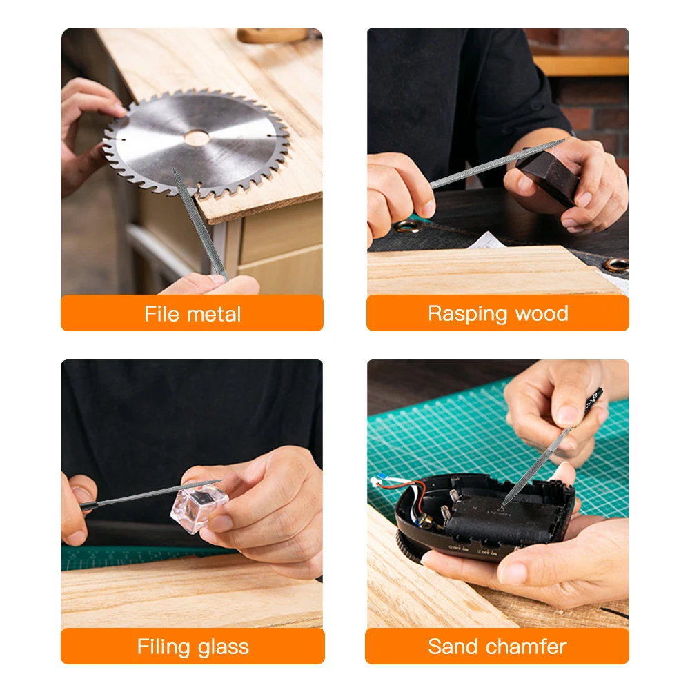 Набор напильников Vastar 10/5 шт./лот для резьбы по дереву стальные напильники