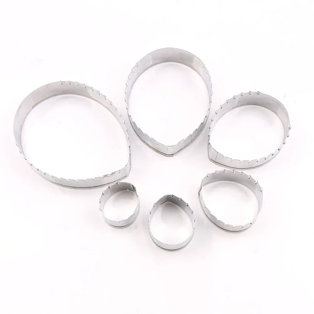 Форма для полимерной глины 6 шт. нержавеющая сталь инструменты резки опилок