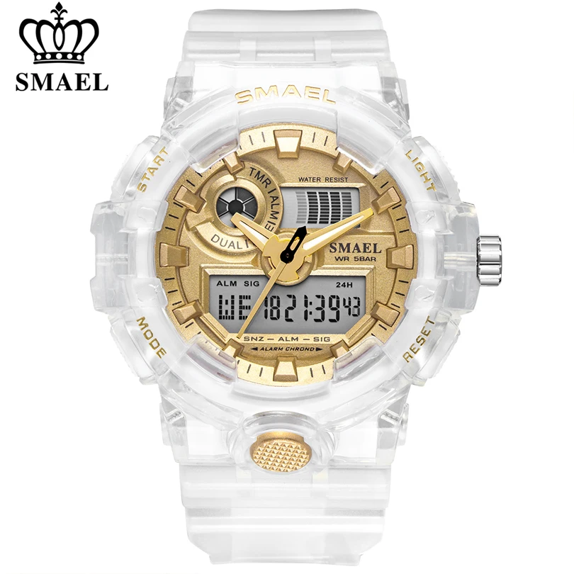 

Men LED Digital Watches SMAEL Fashion Men Watches Multi-function Waterproof Military Quartz Watch Relogio Masculino reloj hombre