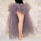 Женская юбка-пачка с высоким и низким вырезом, шикарная юбка-пачка для взрослых, индивидуальные юбки в стиле 