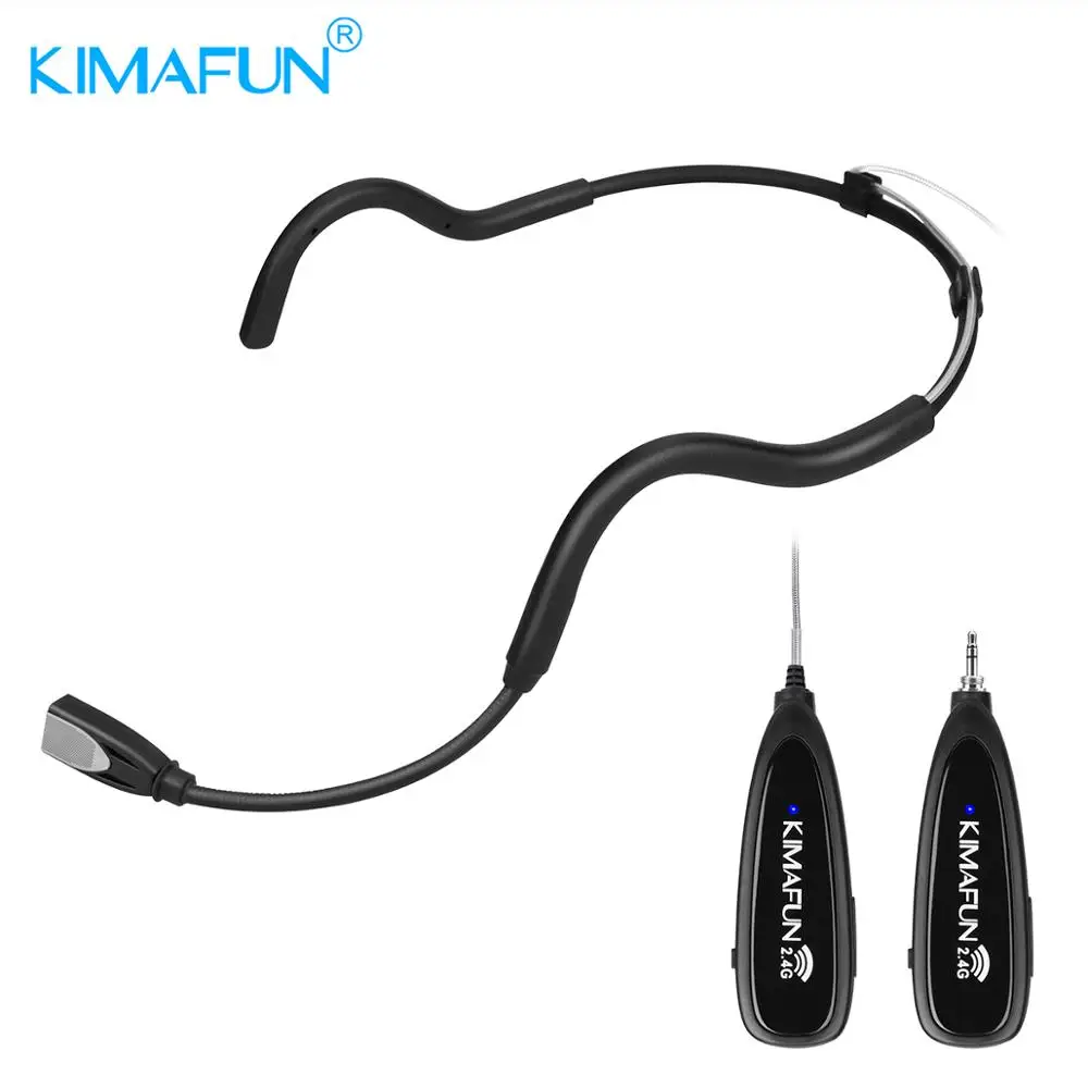 KIMAFUN KM GWP88 2 4G беспроводная гарнитура для фитнеса микрофон водонепроницаемый