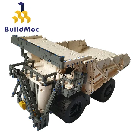 BuildMoc Technic игрушечный автомобиль с для Lepining MOC 29973 Liebherred RC T284 горный самосвал Набор