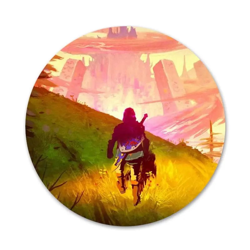 Значки на булавке 58 мм The Legends Of Zeldas декоративные Броши Металлические для