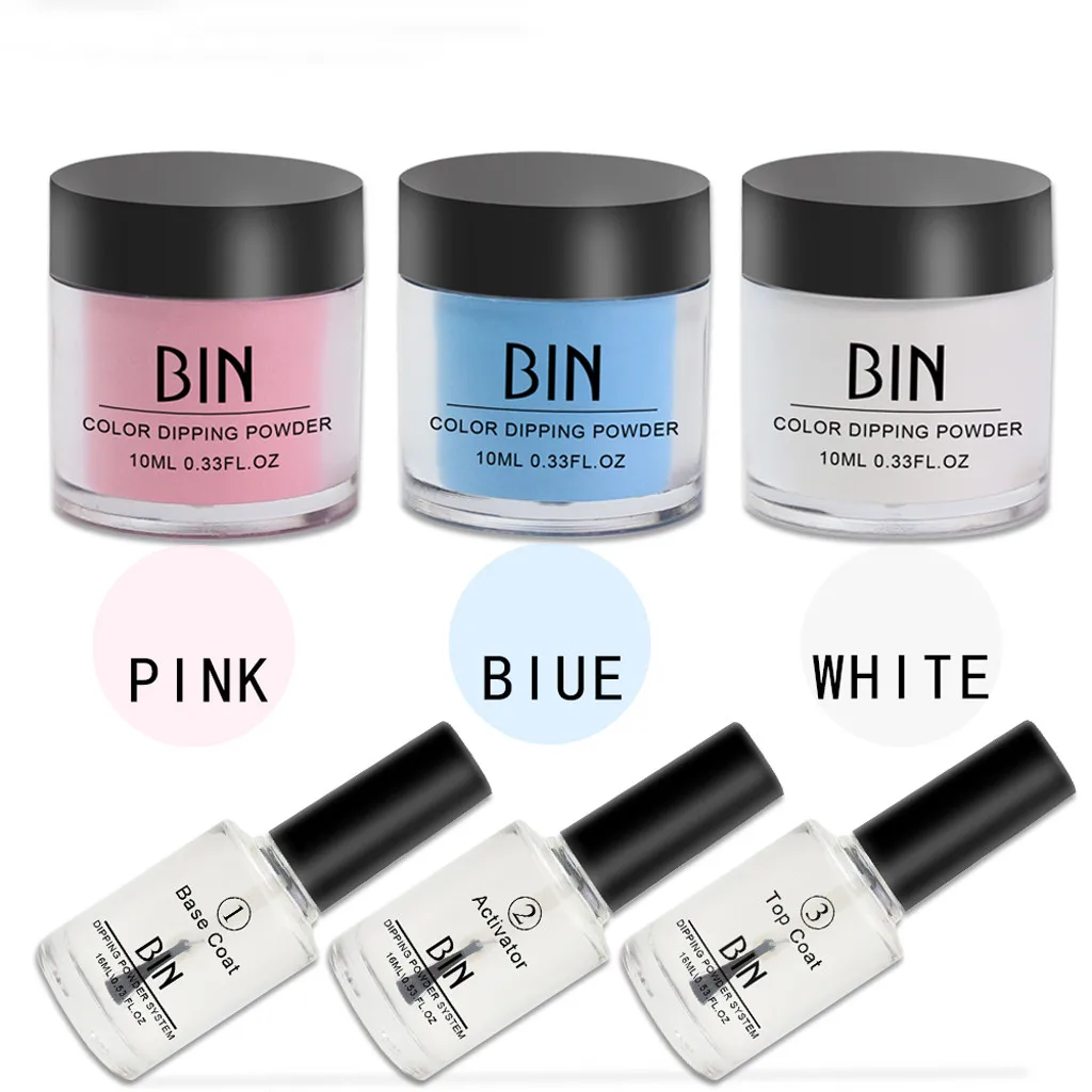 Набор стильных насадок для ногтей 16 мл акриловый набор жидких без лампы