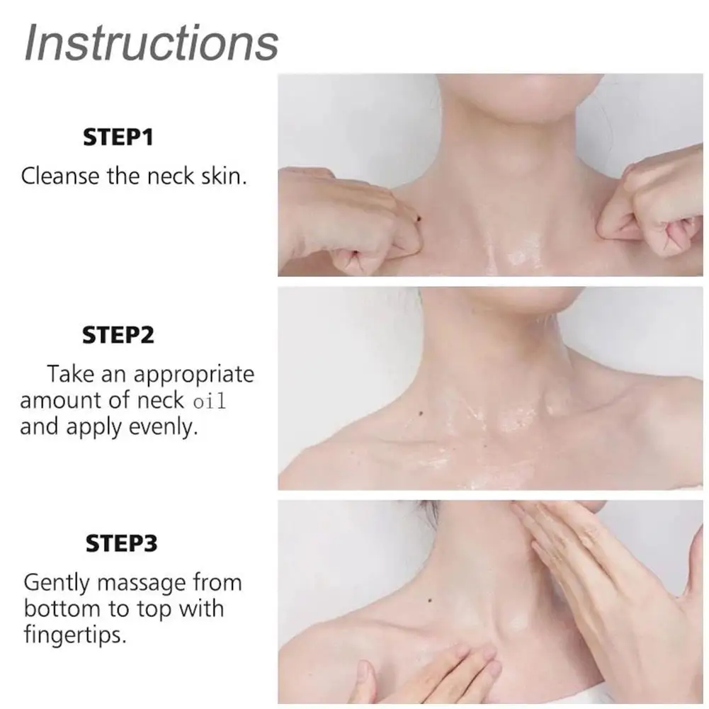 

Neck Firming Wrinkle Remover Essential Oil Rejuvenation Firming Skin Whitening Moisturizing Shape Beauty Neck Skin Care Products