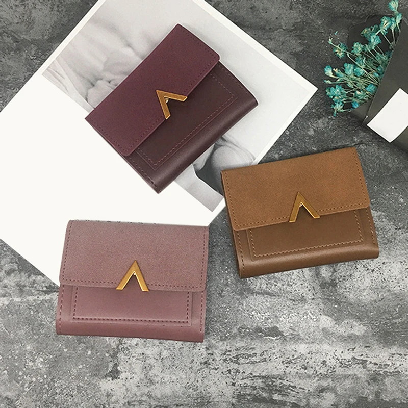 

Ins New Fashion Women's Wallet Short Women Coin Purse Wallets For Woman Card Holder Small Ladies Wallet Female Hasp Mini Clutch