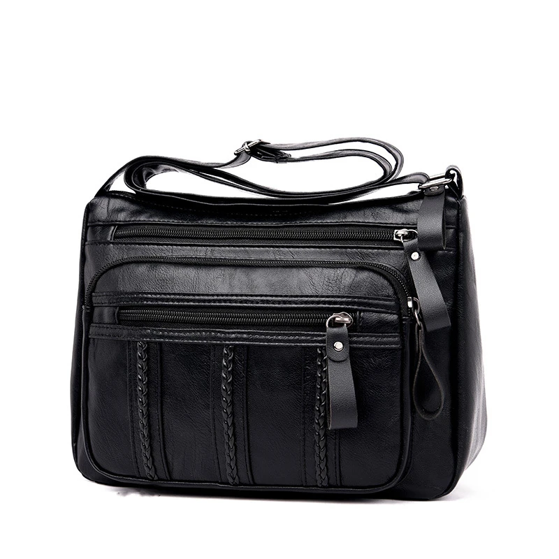 Сумка кросс-боди Женская из экокожи модный саквояж на плечо мессенджер