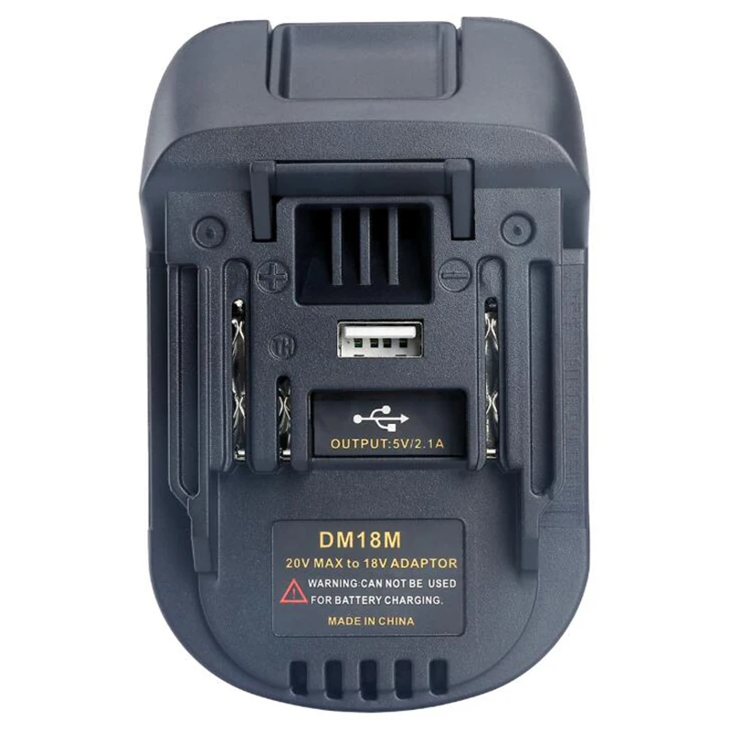 Адаптер аккумулятора для Dewalt DCB200 DCB205 20 в макс. преобразователь Makita 18 LXT