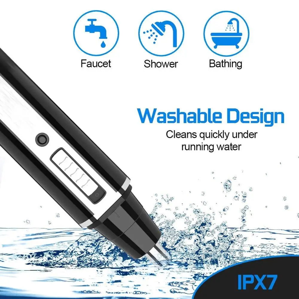 4 в 1 профессиональный электрический перезаряжаемый триммер для волос носу и ушах