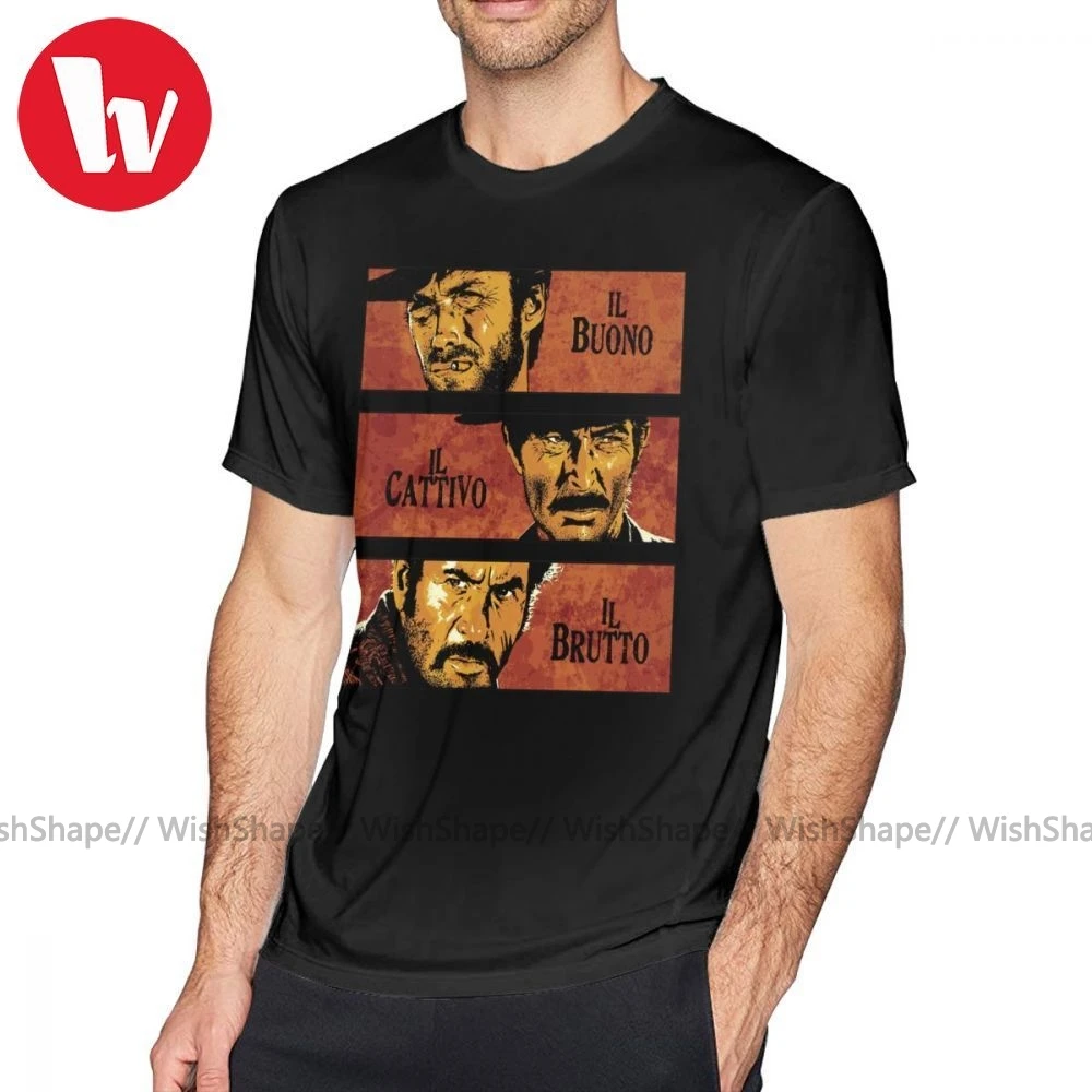 Футболка Blondie футболка с надписью The Good Bad And Ugly модная короткими рукавами 100%