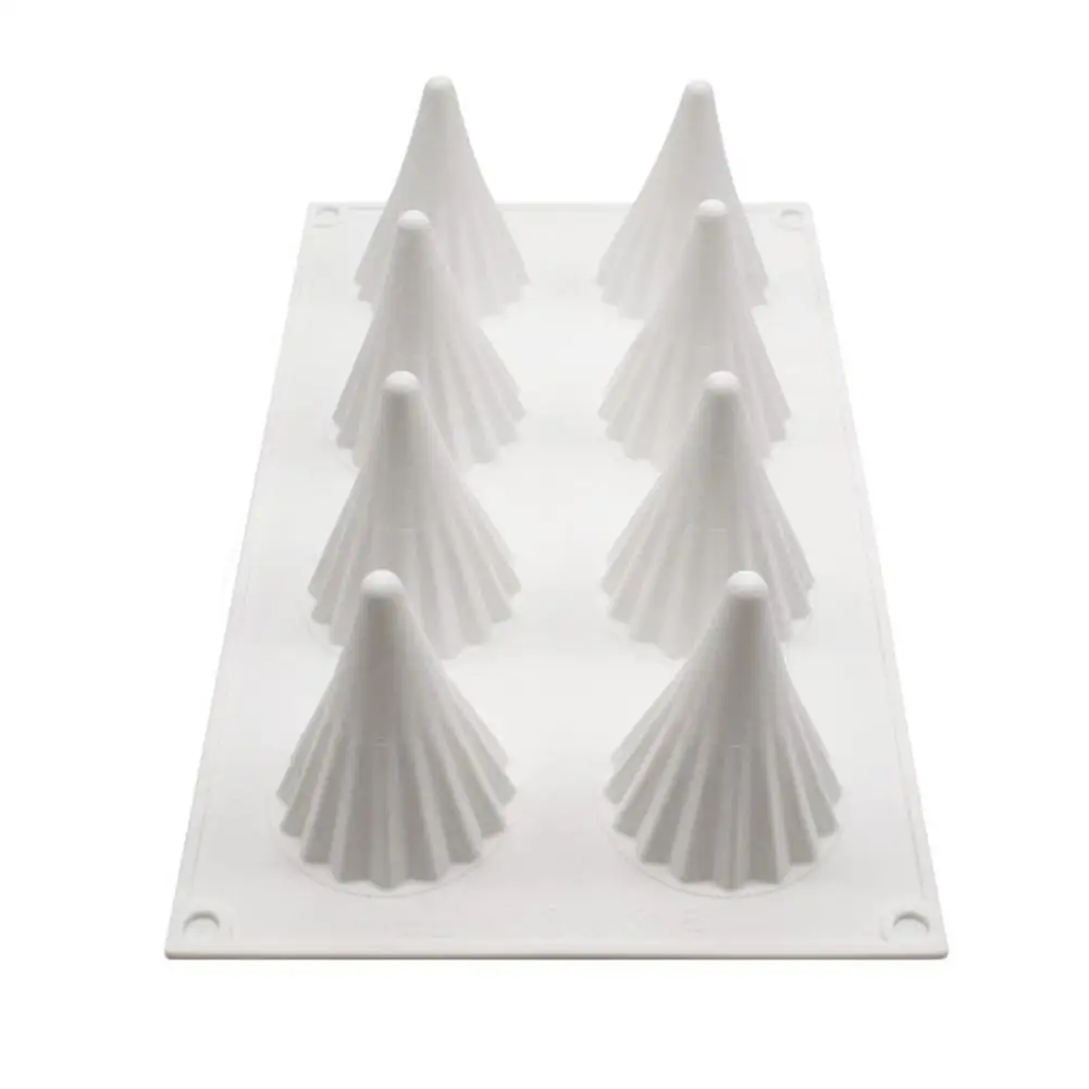 

Силиконовая 3D форма для рождественской елки, 8 цветов, мини-формы для рождественской елки, силиконовые формы для шоколада, рождественской ел...