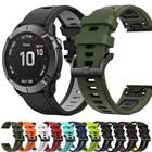Ремешок для наручных часов Garmin Fenix 6  Fenix 6 Pro Sapphire Fenix 5 Plus Forerunner 935 945, быстросъемный, 22 мм, силиконовый ремешок для наручных часов