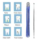 Инструмент для чистки зубного камня, скребок для чистки зубов собак, домашних питомцев, улучшенный инструмент для чистки зубов кошек с двумя головками