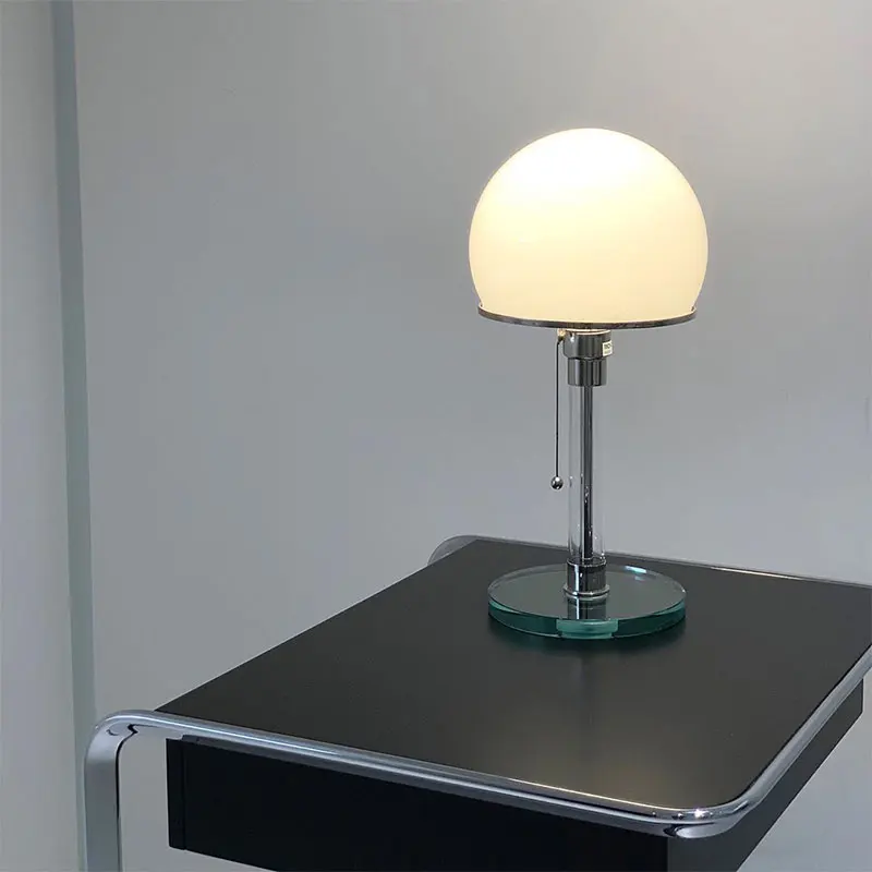 Danish Designer Table Lamp Bauhaus Nordic Lustre Glass Led Desk Lights Bedroom Bedside Home Deco Standing | Освещение
