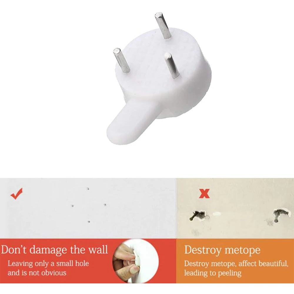 Набор для подвешивания картин пластмассовая невидимая без следов | Дом и сад