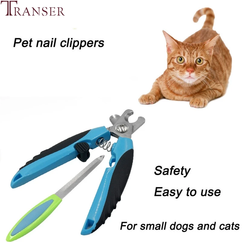 Transer Professional Stainless Steel Pet Nail Clippers Scissors for Small Dogs Cats Pets Claw Cutter Files Grooming 204 | Дом и сад