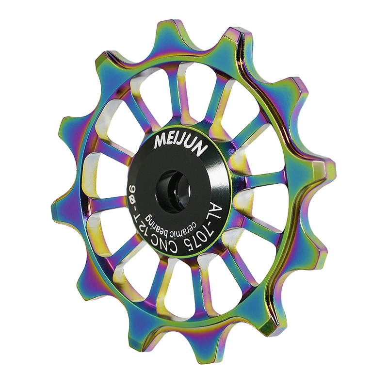 Велосипедное направляющее колесо 12T положительные и отрицательные зубья