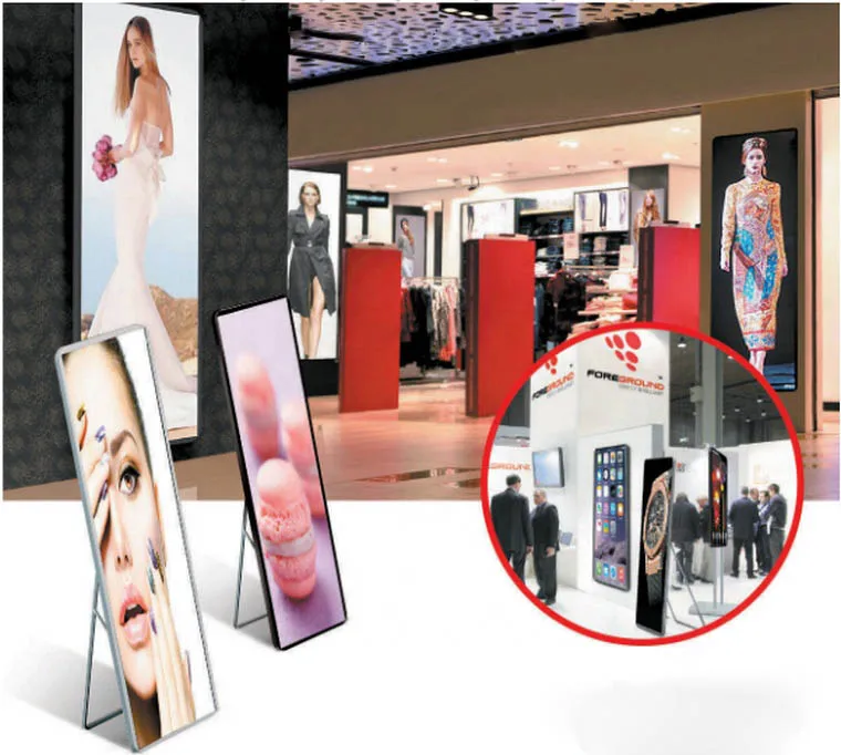 Рекламная цена wifi P2.5 внутренняя реклама светодиодный постер экран iпостер