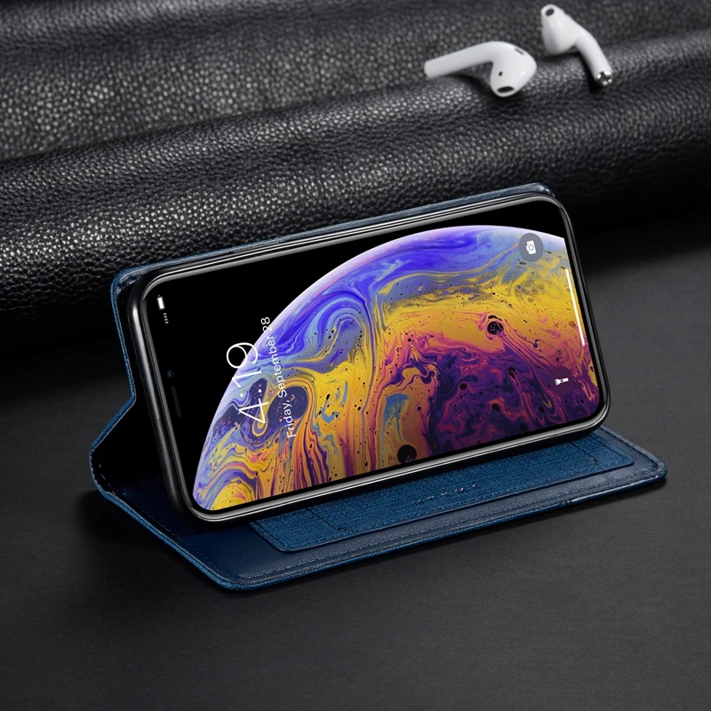 for Xiaomi 9 Leather Case 8 Pocophone F1 Mi 6X MAX 2 3 Note 5 Pro Hongmi 6 7 K20 Cover |