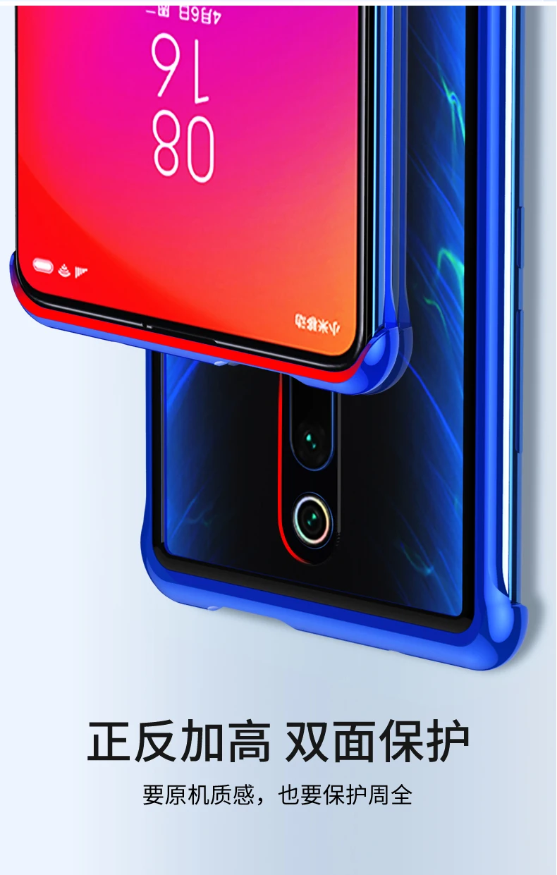 K20pro металлический бампер чехол для Xiao mi xaomi mi 9t mi 9t Pro mi 9tpro Red mi K20 Pro HD закаленное стекло задняя крышка Coque тонкий безрамочный