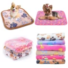Теплый спальный матрас, мягкое одеяло для домашних животных, зимнее одеяло для собаки, кровать для кошки, коврик для маленьких и средних собак, кошек, флисовые принадлежности для щенков