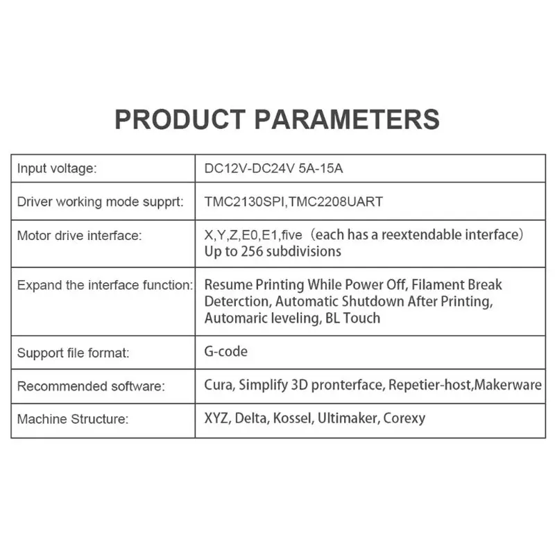 SKR V1.3 плата управления аксессуары главный мотор драйвер Материнская плата PCB мини модуль X6HA
