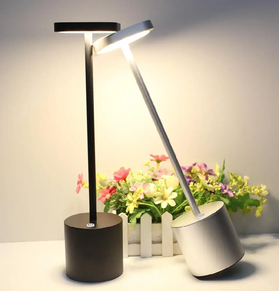 

LED 2 Modes Adjustable Desk Lamp Eye Protection Dimmer Rechargeable Reading Table Lamp