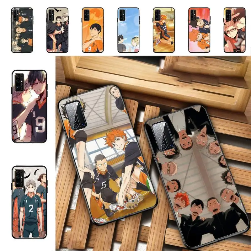 

RuiCaiCa Haikyuu volleyball anime Phone Case for Huawei Honor 8 9 10 5A 30 20 pro lite 8X 8C