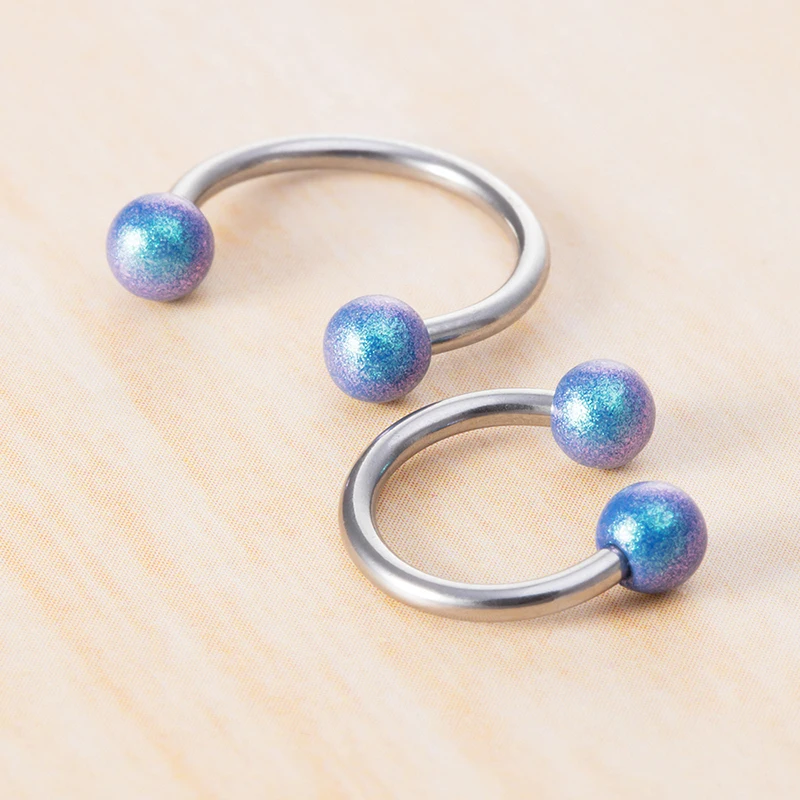 5 шт. нос кольцо акриловый шар для пирсинга перегородки носа пирсинг
