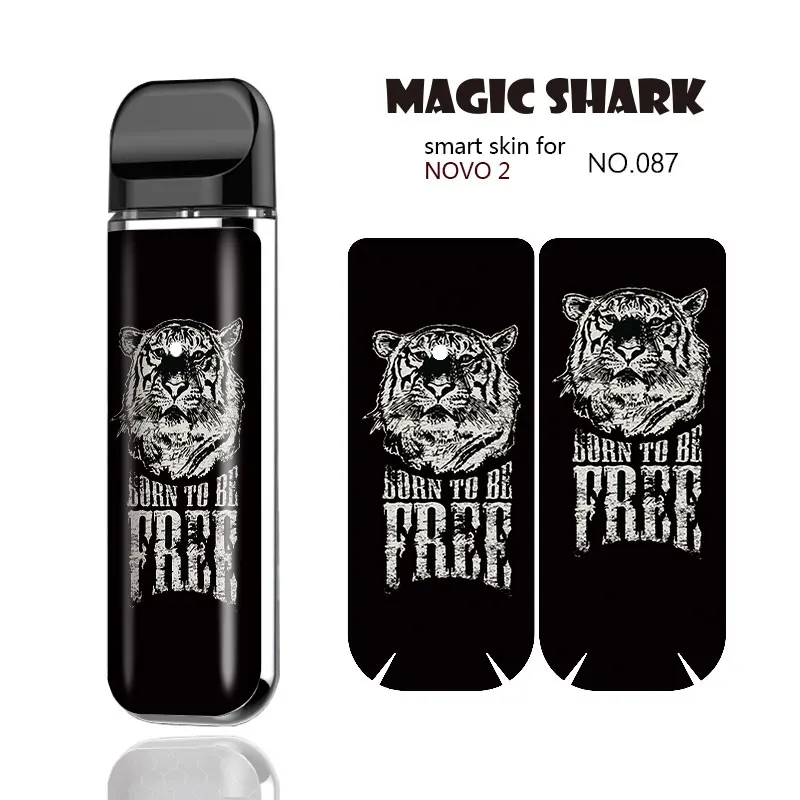 

Fire Horse Tiger Vape Sticker Case Full Wrap Film Skin Cover for Smok Novo 2