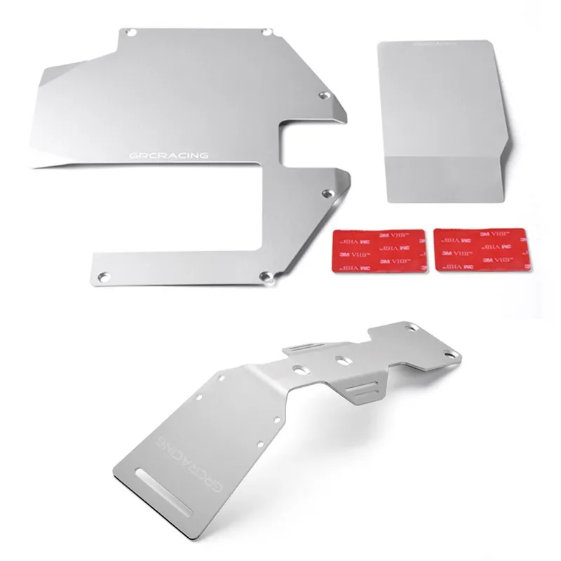 Металлическое шасси бронированная противоскользящая пластина для 1/7 Traxxas UDR