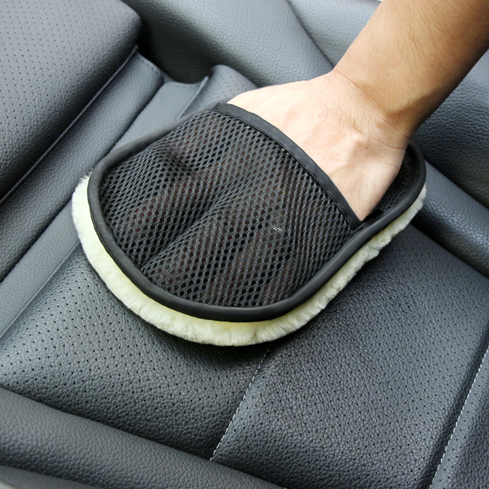 Мягкие шерстяные моющие перчатки для автомобиля Чистящая Щетка honda civic peugeot 407 307