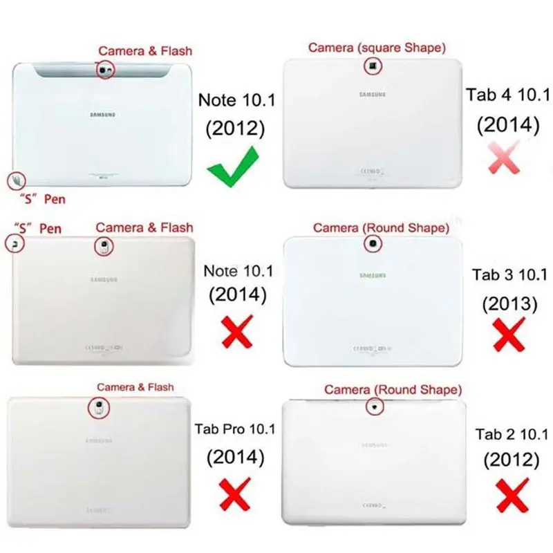 Чехол для Samsung Galaxy Note 10 1 2012 Тонкий Ретро складной Стенд PU кожаный смарт-чехол