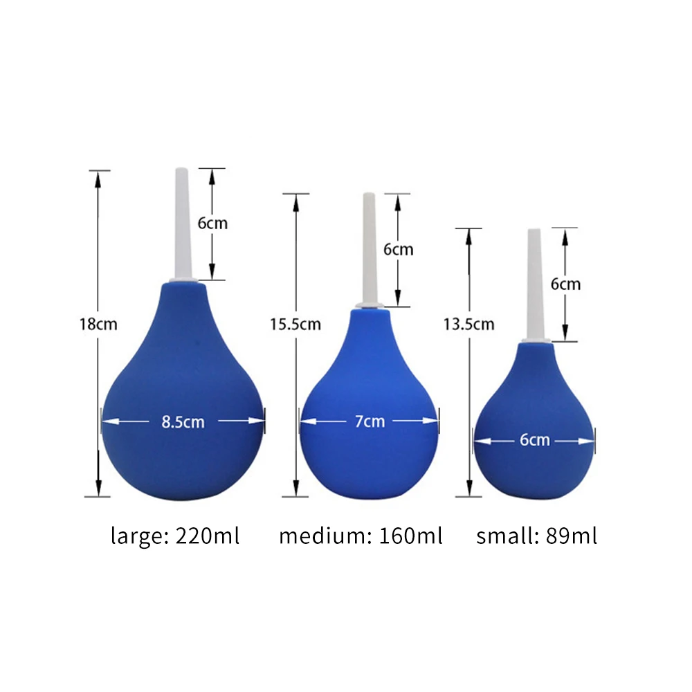 Анальный силиконовый Сферический клизмы вагинальный ирригатор для женщин или