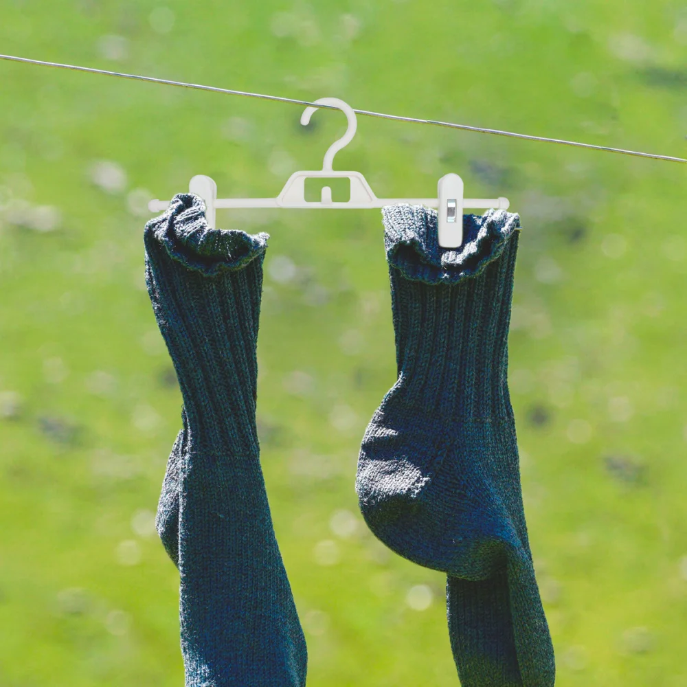 

10Pcs Non-slip Pants Clip Household Coat Hanger Cloth Clip for Wardrobe