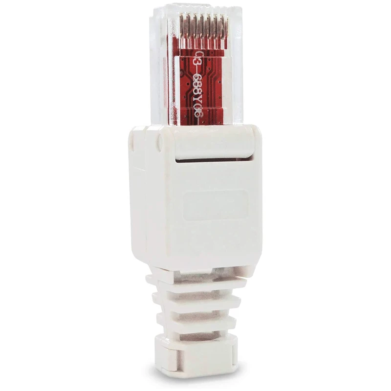 Сетевые разъемы 10 шт. без инструментов RJ45 CAT6 LAN UTP установочный кабель Cat5 Cat7