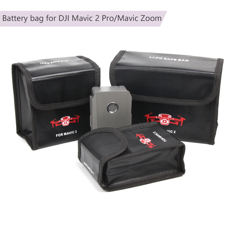 Чехол для хранения батареи Lipo безопасный Взрывозащищенная защита от излучения DJI