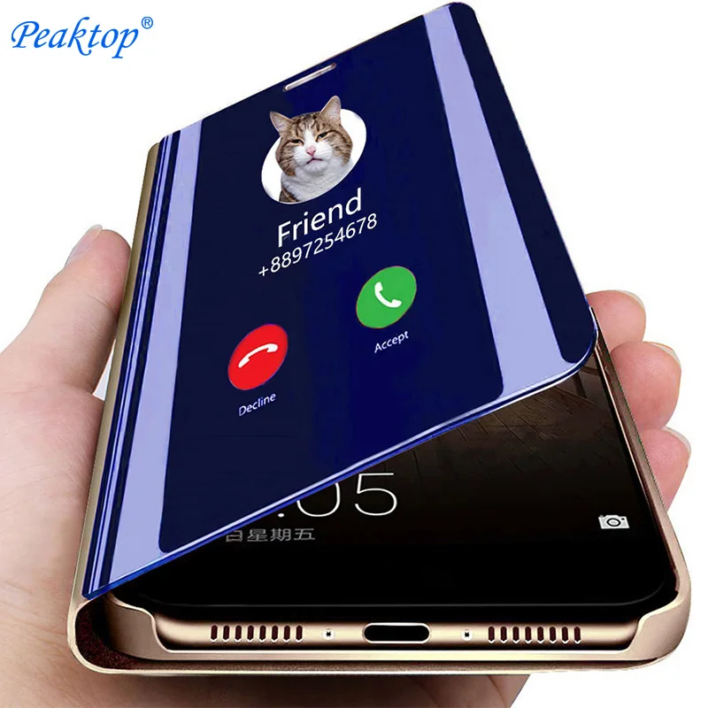 Чехол книжка для смартфонов Samsung Galaxy серий A и J зеркальный|Бамперы| |