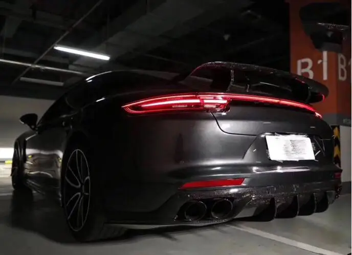 Кованый карбоновый Комплект кузова автомобиля Передняя яркая обложка боковая